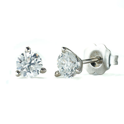 The Everly- 14K White Gold .75CT TW Diamond Martini Studs