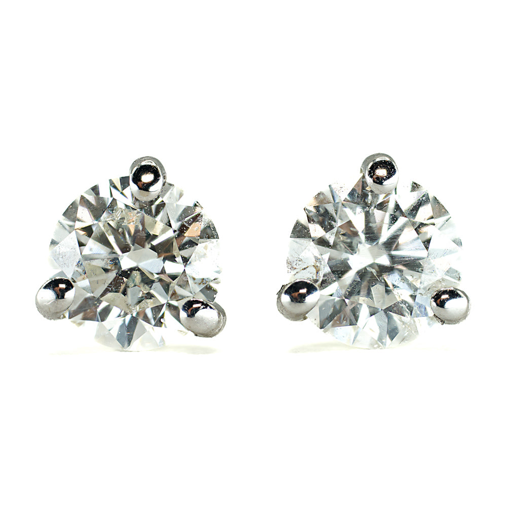 The Everly- 14K White Gold 1.03CT TW Diamond Martini Studs