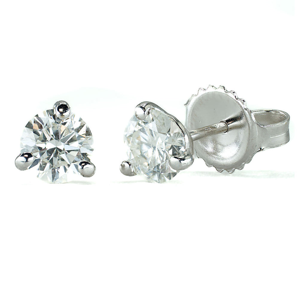 The Everly- 14K White Gold 1.03CT TW Diamond Martini Studs