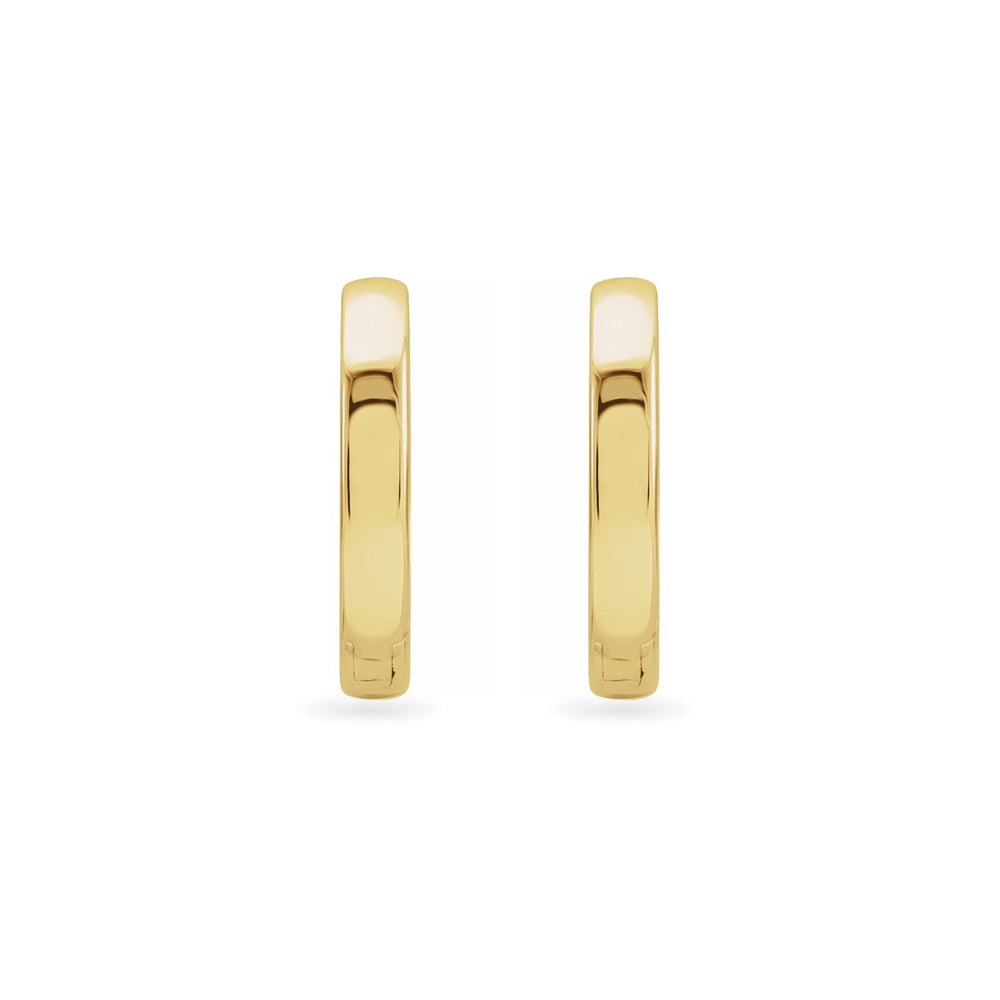 The Katya - The 14K Yellow Gold Hinged Hoop Earrings